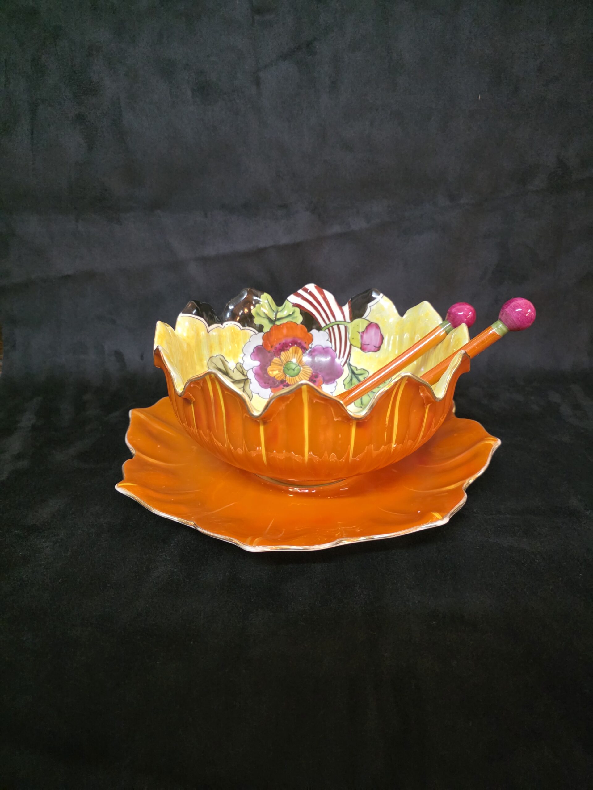 オールドノリタケ サラダボール 46K-54